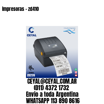 impresoras – zd410