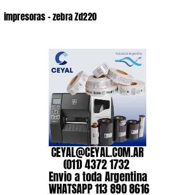 impresoras – zebra Zd220