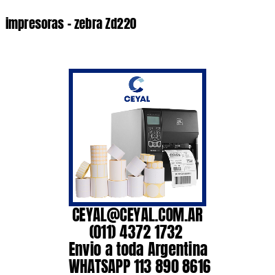 impresoras – zebra Zd220