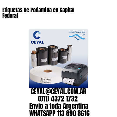 Etiquetas de Poliamida en Capital Federal