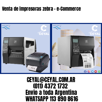 Venta de impresoras zebra – e-Commerce