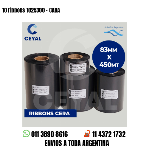 10 ribbons 102×300 – CABA