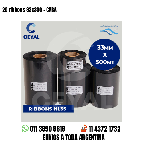 20 ribbons 83x300 - CABA
