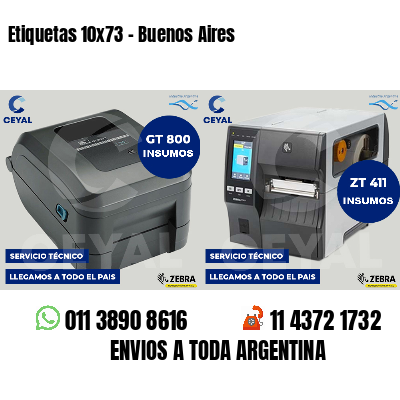Etiquetas 10x73 - Buenos Aires