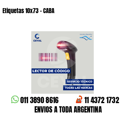 Etiquetas 10x73 - CABA