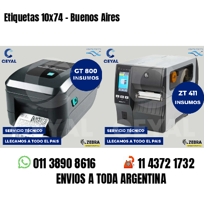 Etiquetas 10x74 - Buenos Aires