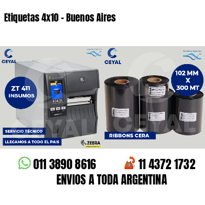 Etiquetas 4x10 - Buenos Aires