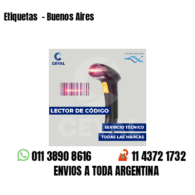 Etiquetas  - Buenos Aires