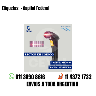 Etiquetas  - Capital Federal