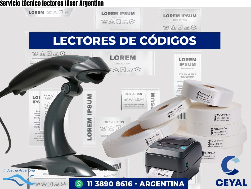 Servicio técnico lectores láser Argentina