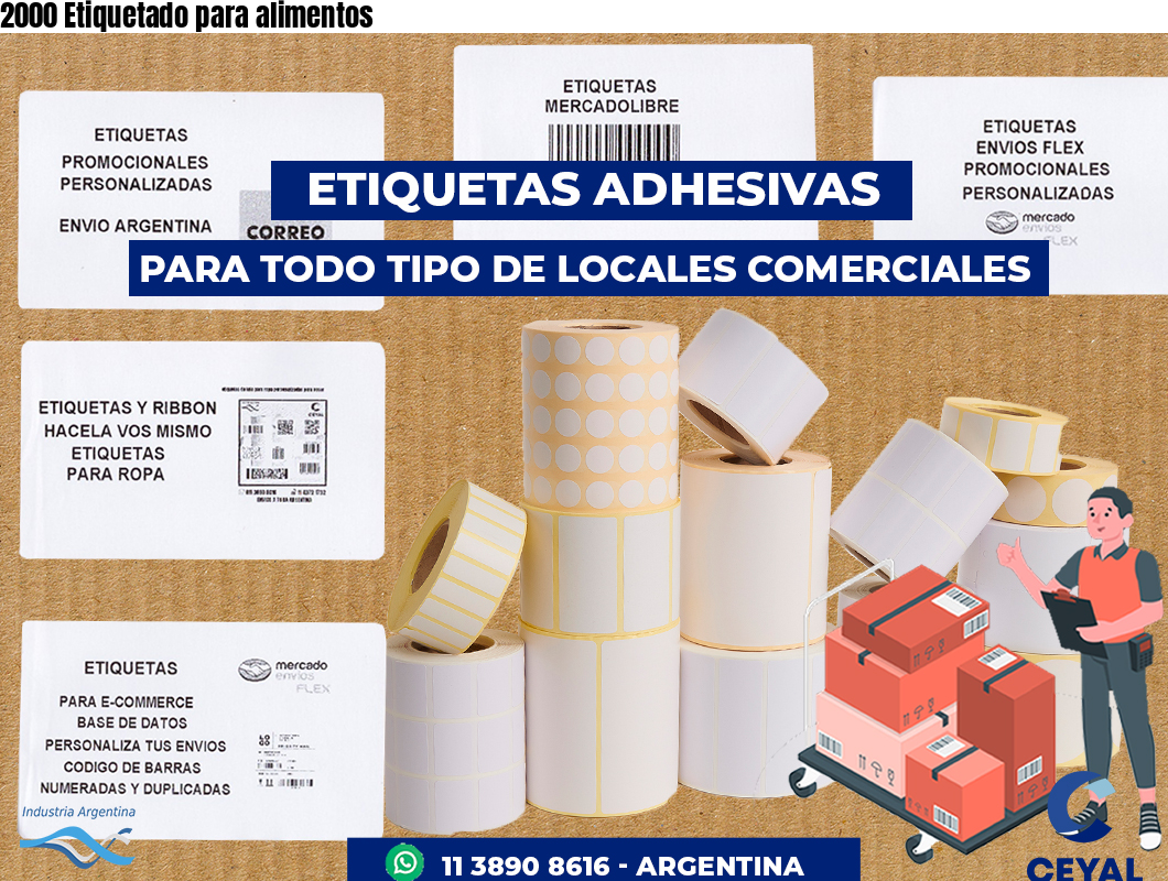 2000 Etiquetado para alimentos