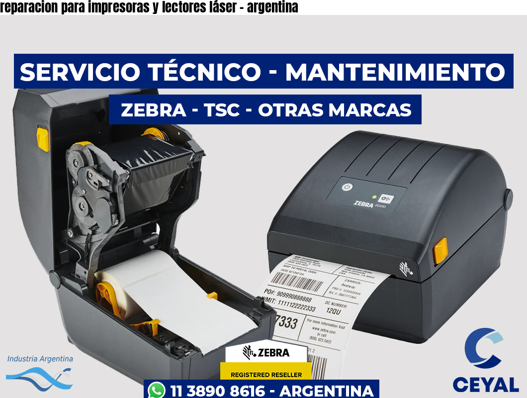 reparacion para impresoras y lectores láser – argentina