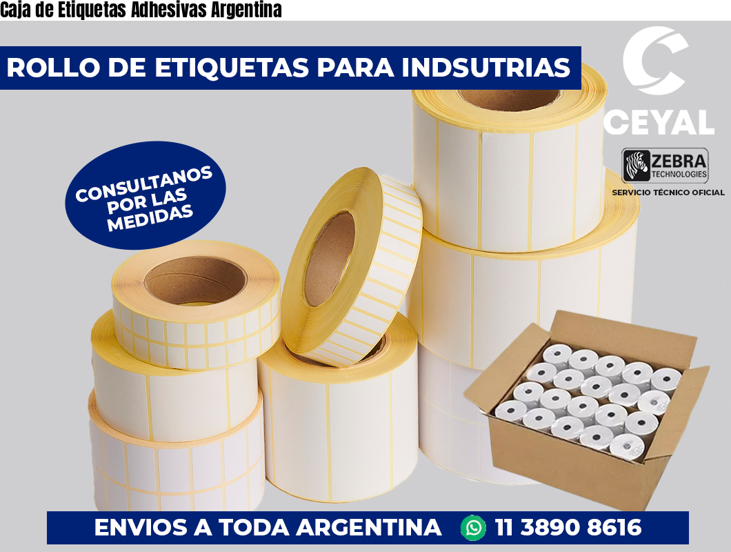 Caja de Etiquetas Adhesivas Argentina