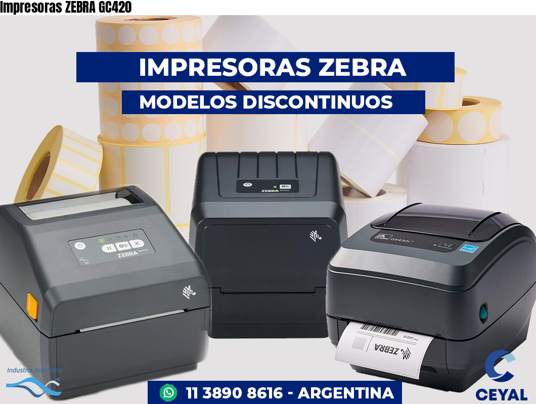 Impresoras ZEBRA GC420