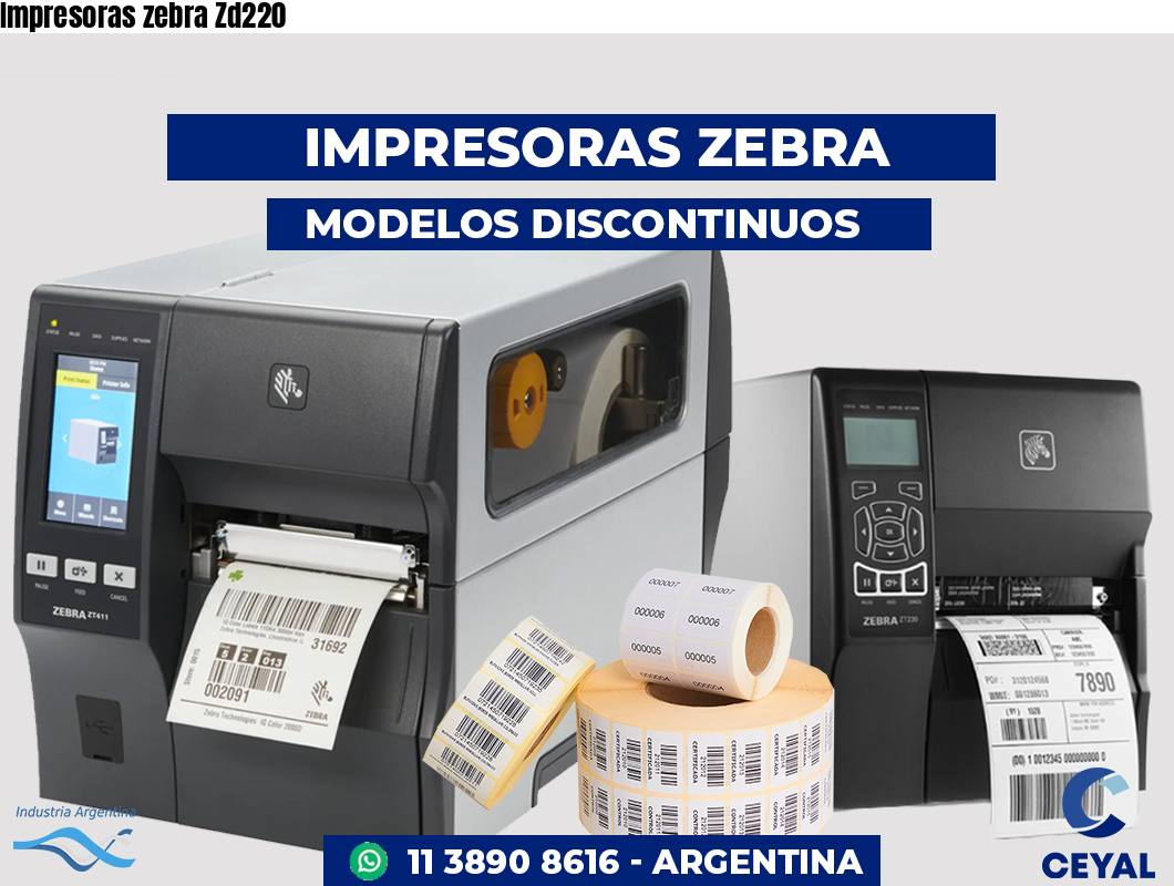 Impresoras zebra Zd220