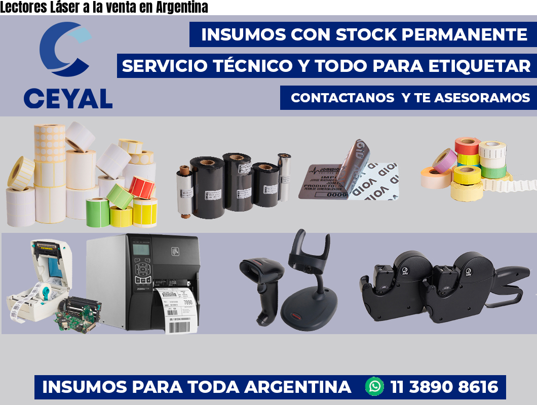 Lectores Láser a la venta en Argentina