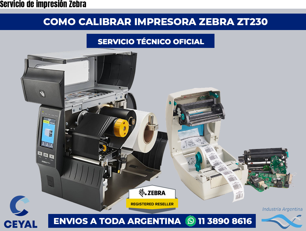 Servicio de impresión Zebra