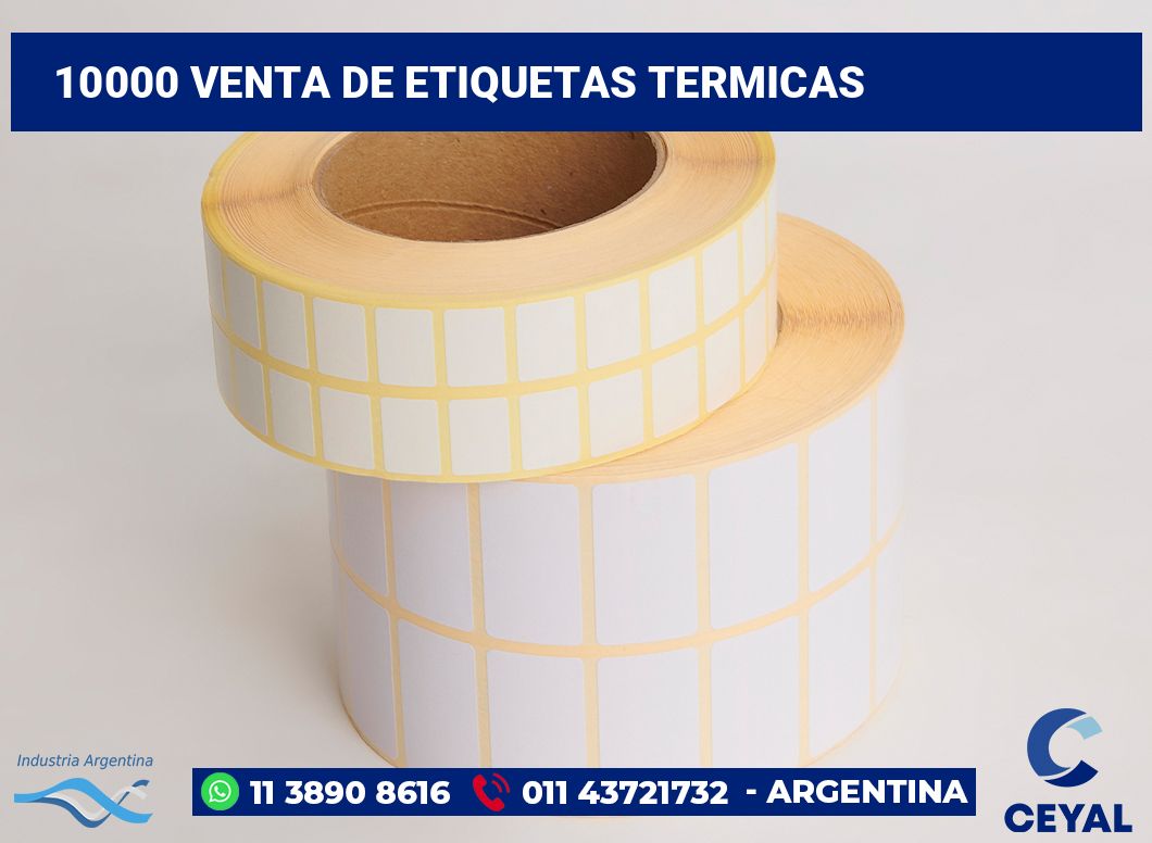 10000 Venta de etiquetas termicas