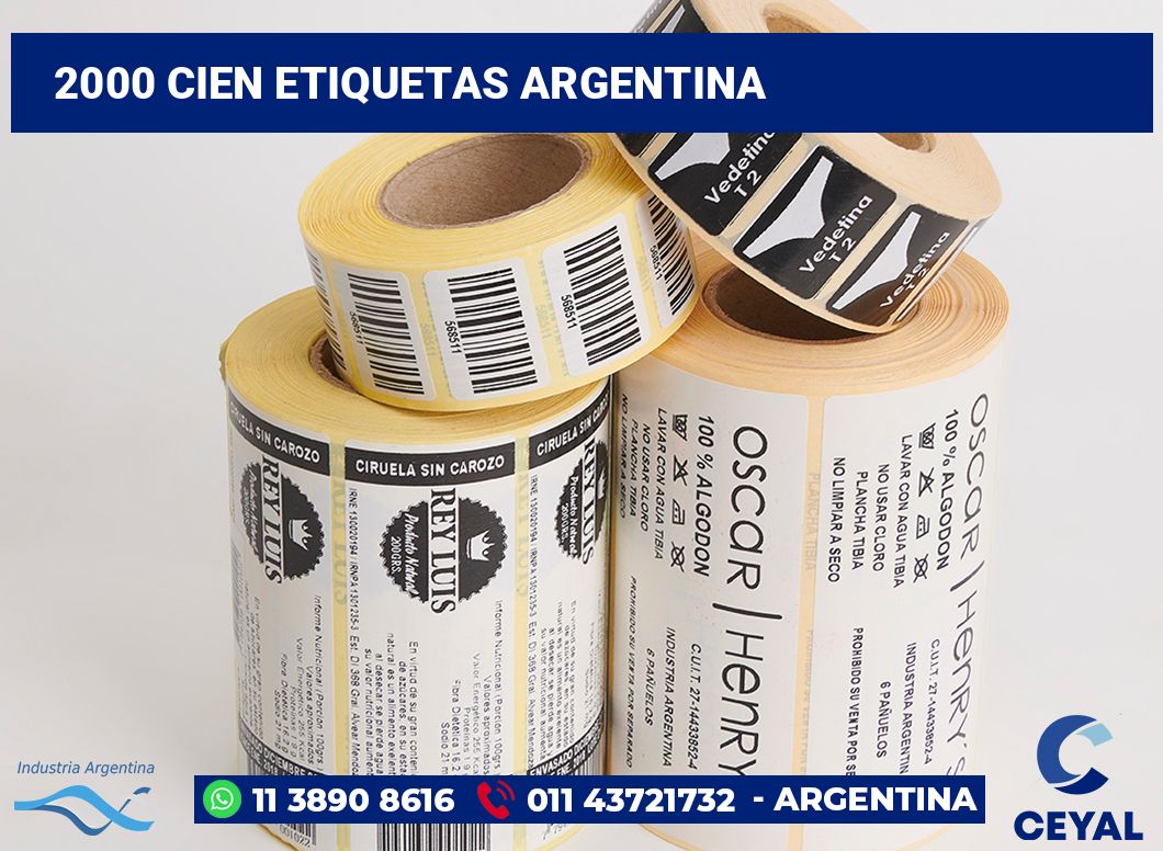 2000 Cien etiquetas argentina