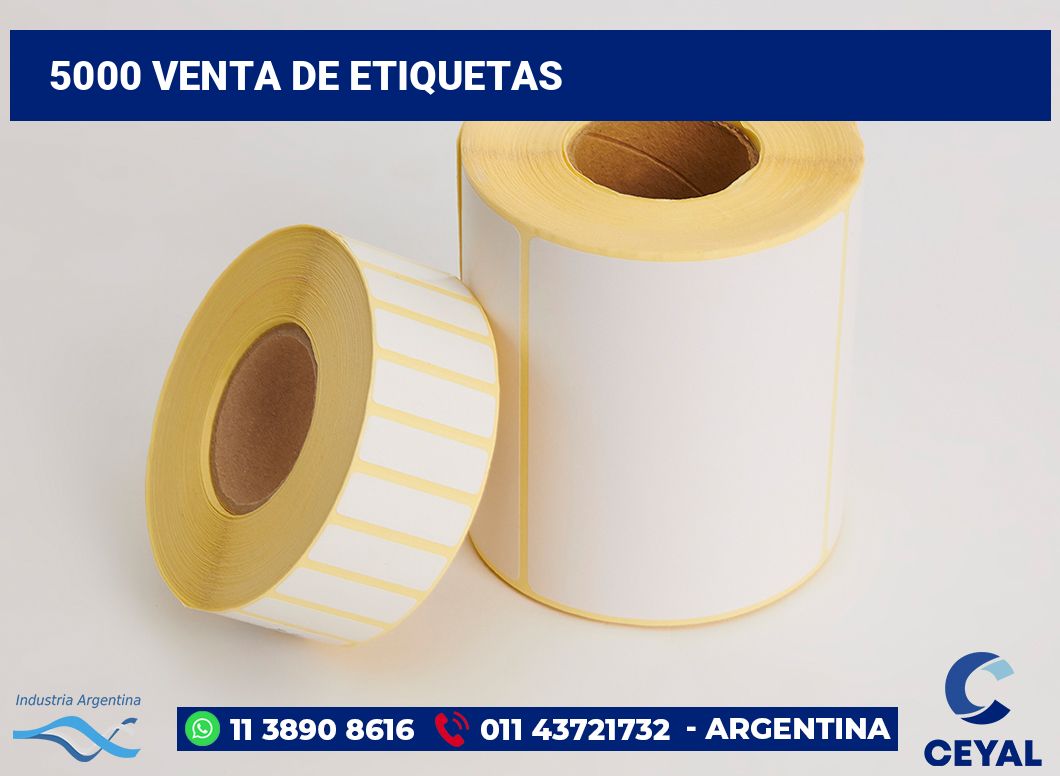 5000 Venta de etiquetas