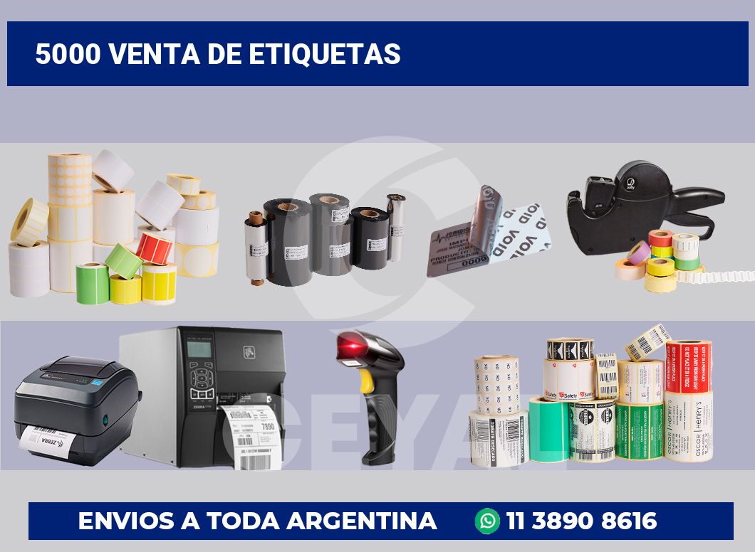 5000 Venta de etiquetas