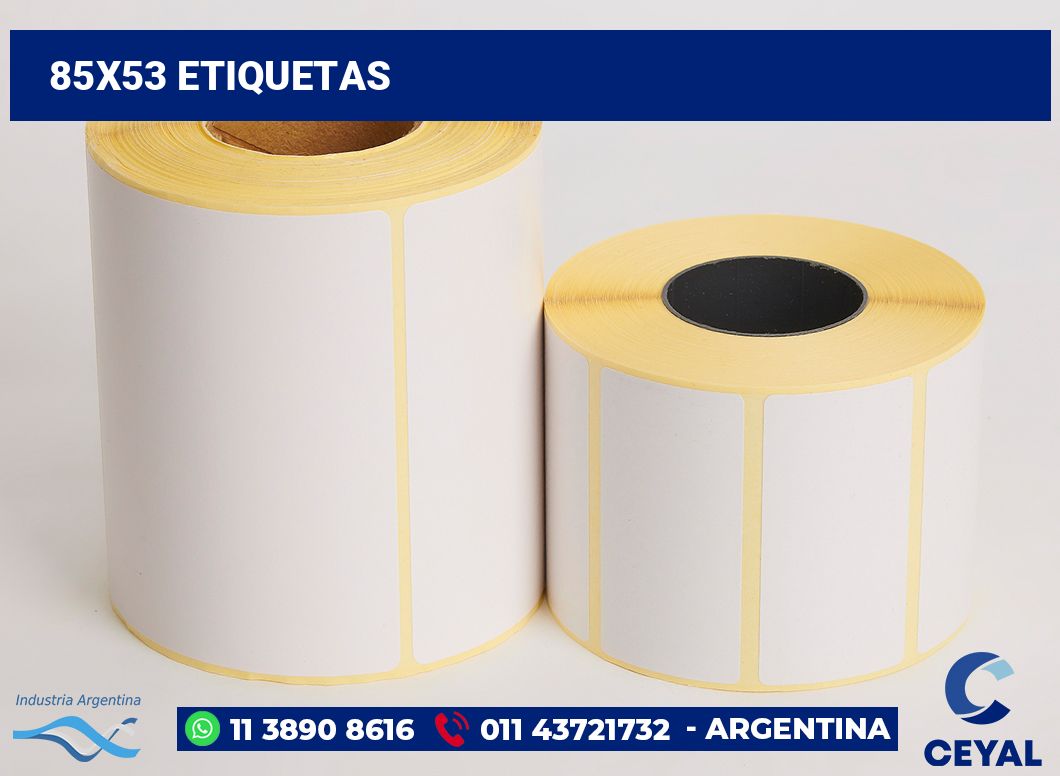 85x53 Etiquetas