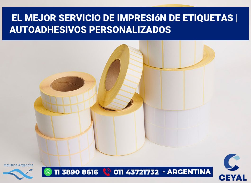 El mejor servicio de impresión de etiquetas | Autoadhesivos personalizados