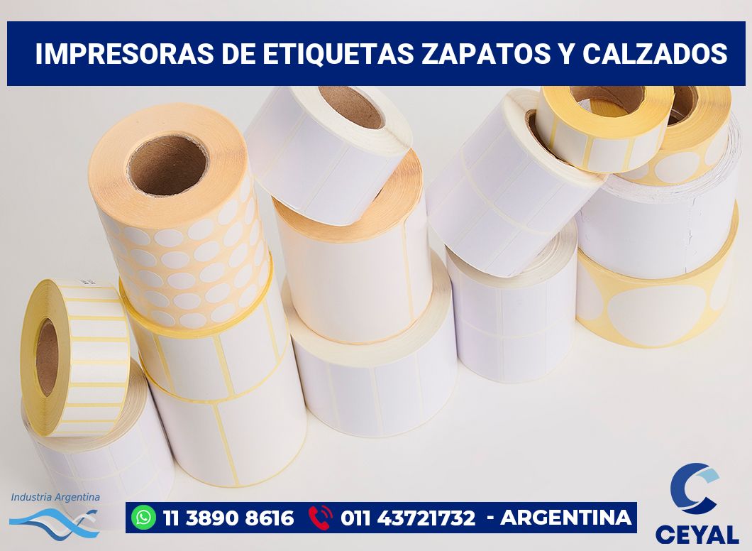 Impresoras de etiquetas Zapatos y calzados