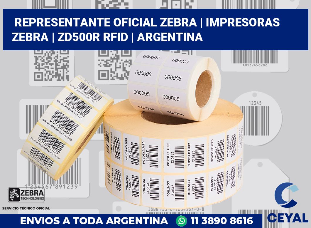 Representante oficial Zebra | Impresoras Zebra | ZD500R RFID | Argentina