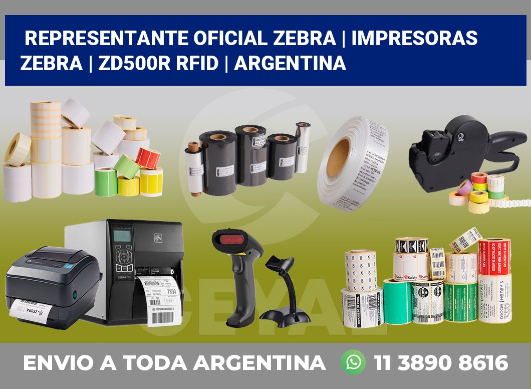 Representante oficial Zebra | Impresoras Zebra | ZD500R RFID | Argentina