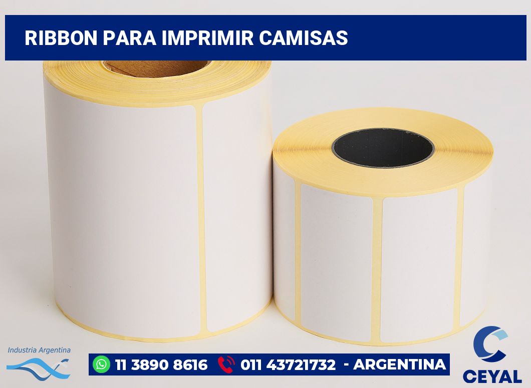 Ribbon para imprimir camisas