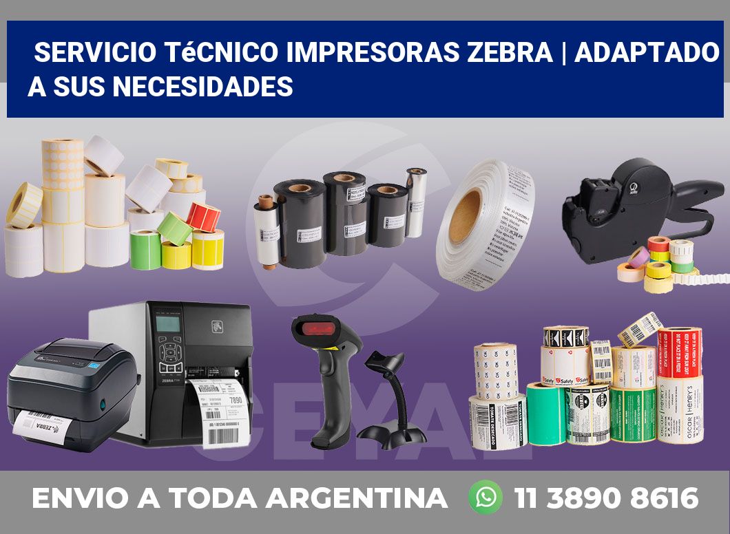 Servicio técnico impresoras Zebra | Adaptado a sus necesidades