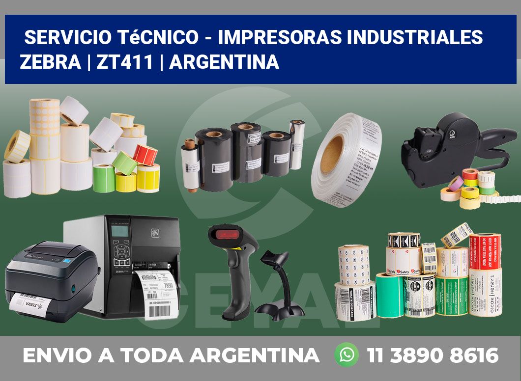 Servicio técnico – impresoras industriales Zebra | ZT411 | Argentina