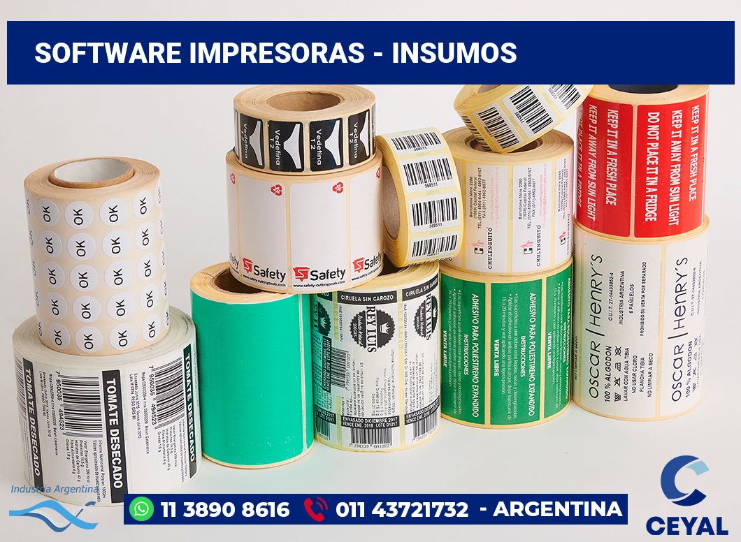 Software impresoras - Insumos