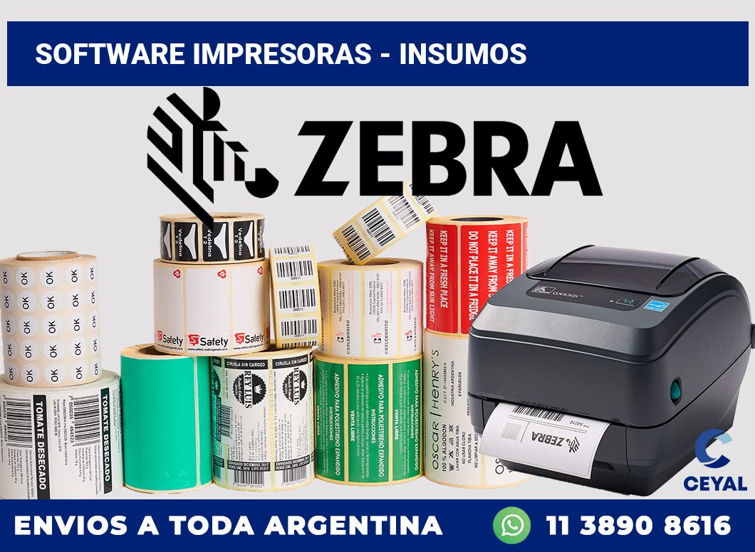 Software impresoras – Insumos