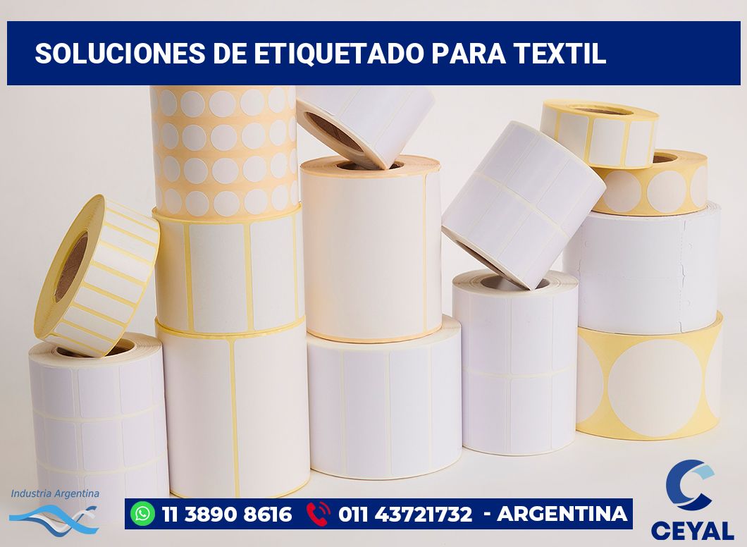 Soluciones de Etiquetado para textil