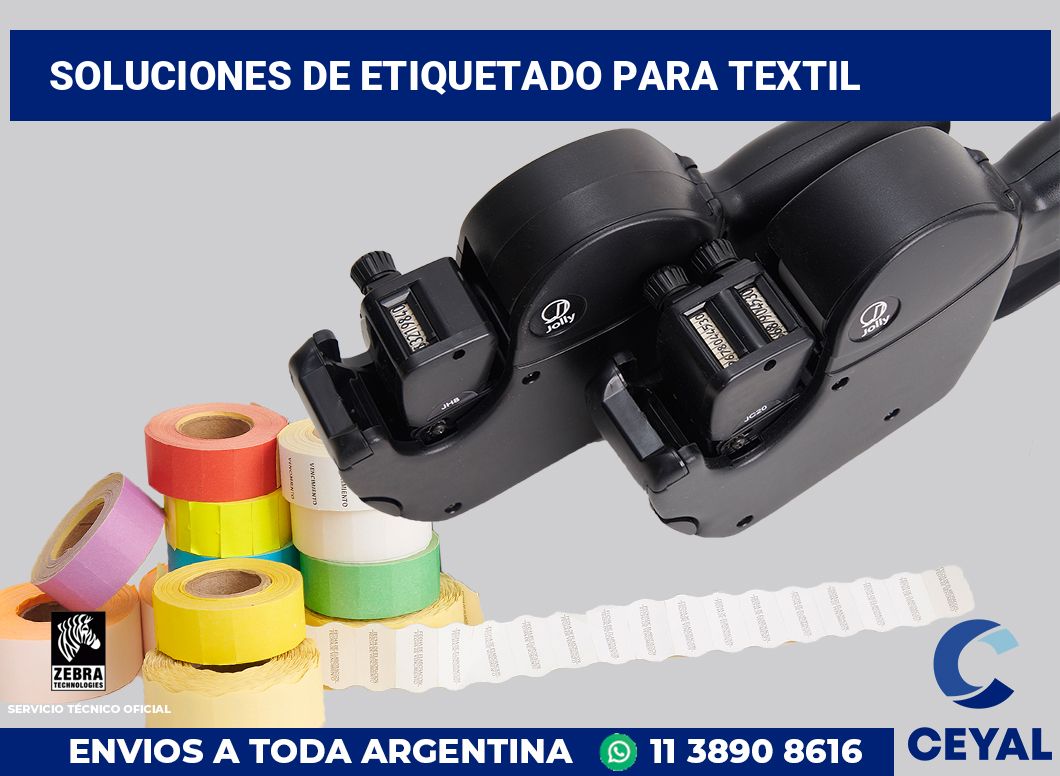 Soluciones de Etiquetado para textil