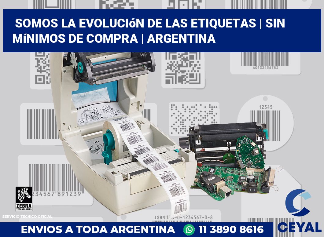 Somos la evolución de las etiquetas | Sin mínimos de compra | Argentina