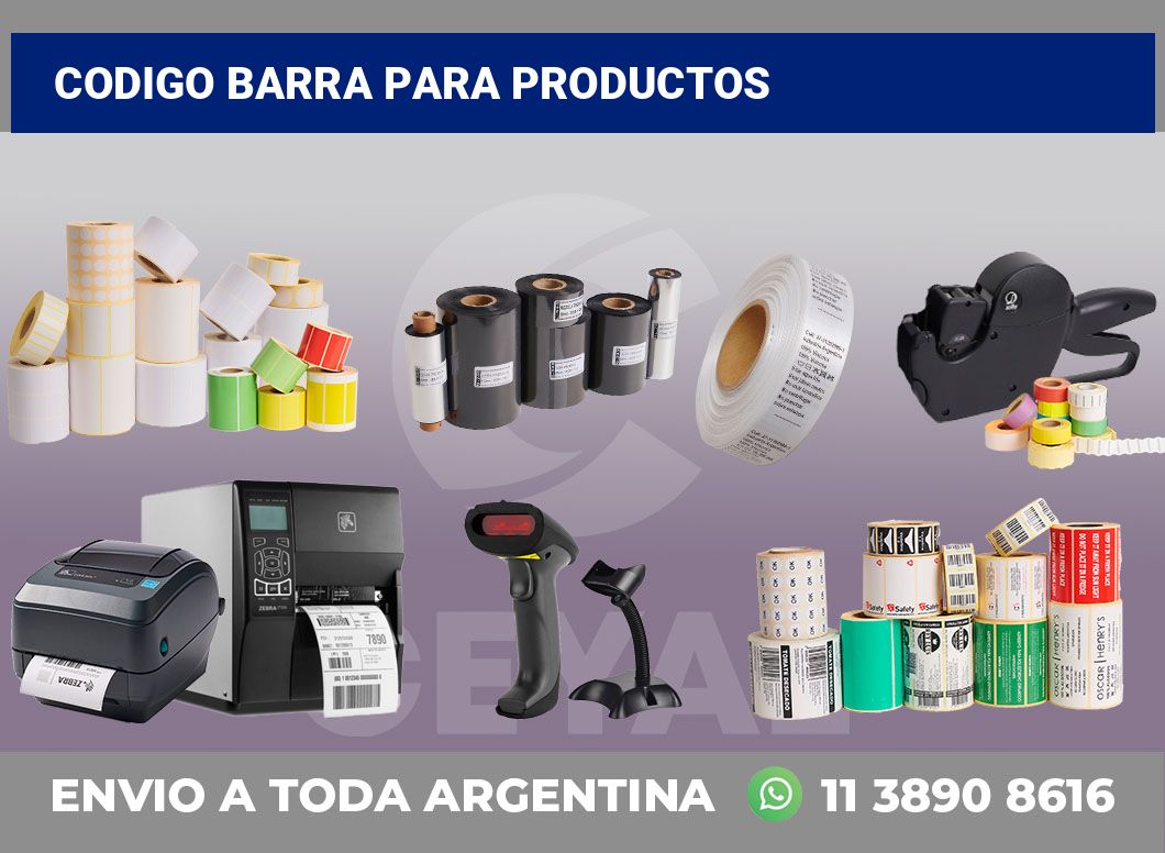 codigo barra para productos