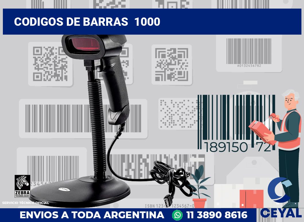 codigos de barras  1000