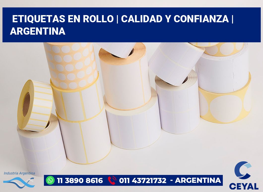 etiquetas en rollo | Calidad y confianza | Argentina