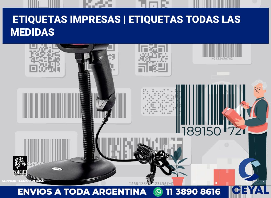 etiquetas impresas | Etiquetas todas las medidas