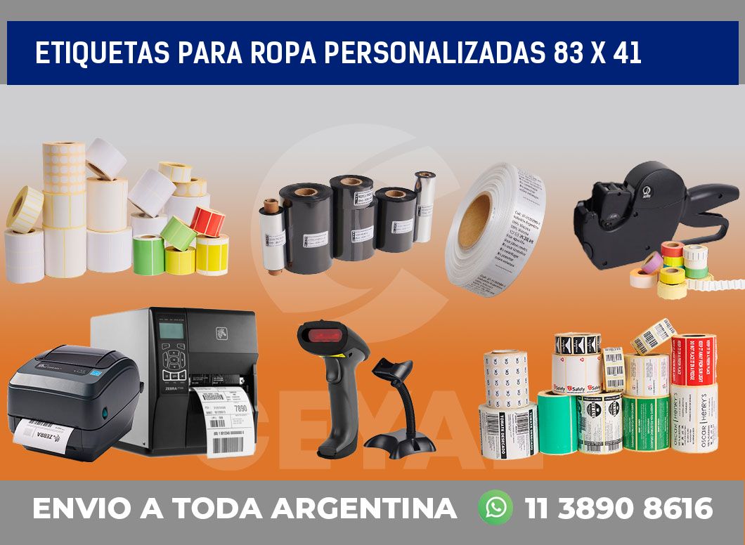 etiquetas para ropa personalizadas 83 x 41