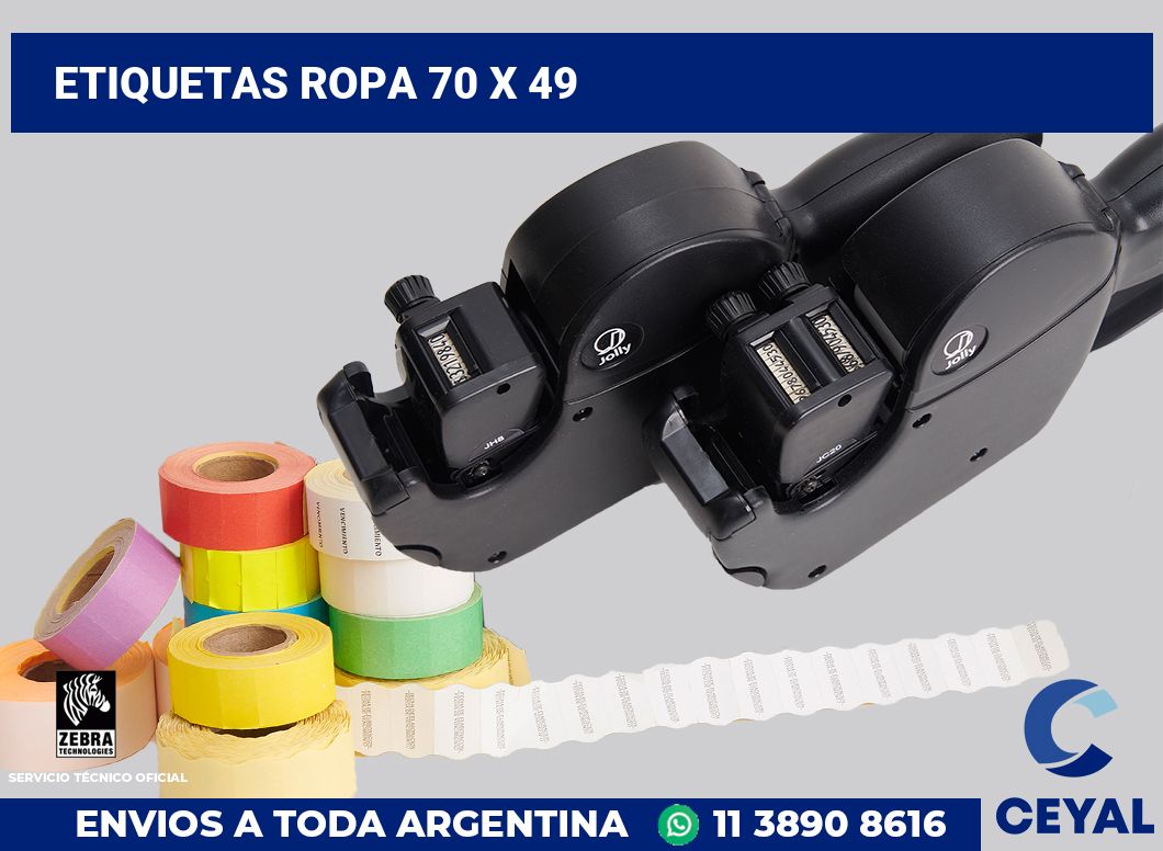 etiquetas ropa 70 x 49