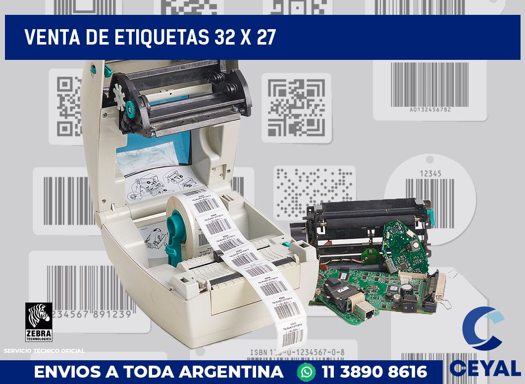 venta de etiquetas 32 x 27