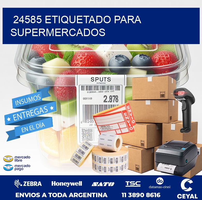24585 ETIQUETADO PARA SUPERMERCADOS