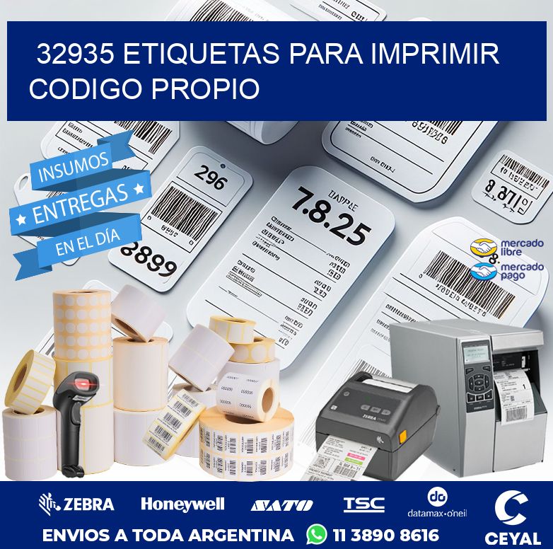 32935 ETIQUETAS PARA IMPRIMIR CODIGO PROPIO