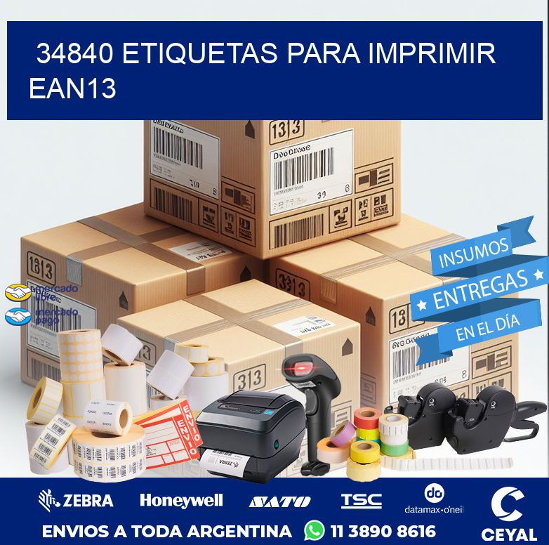 34840 ETIQUETAS PARA IMPRIMIR EAN13