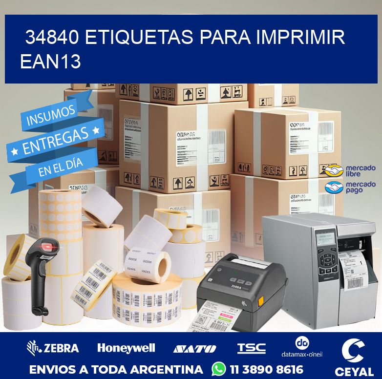 34840 ETIQUETAS PARA IMPRIMIR EAN13