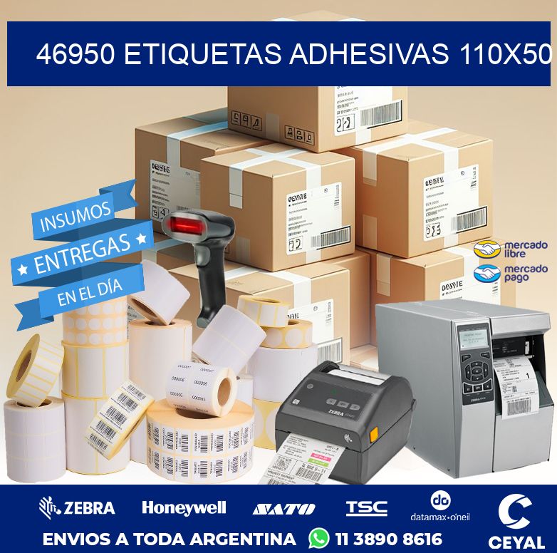 46950 ETIQUETAS ADHESIVAS 110X50